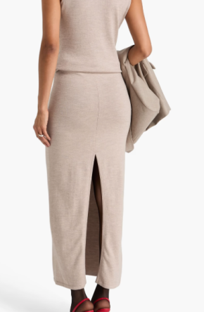 Magda Butrym Maxi Skirt Cashmere Blend 4