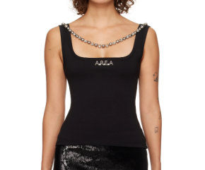 Area Nameplate Embellished Tank Top 5