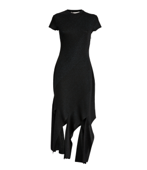 Stella McCartney Lurex Rib Knit Midi Dress 5