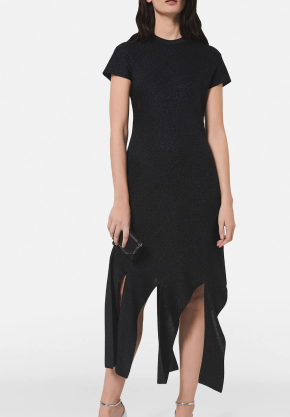 Stella McCartney Lurex Rib Knit Midi Dress 2