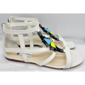 Jimmy Choo Embellished Flat Sandals 3