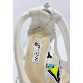 Jimmy Choo Embellished Flat Sandals 7