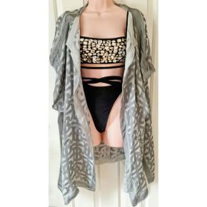 Burberry Silk Logo Poncho/Cover Up 2
