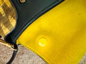 Celine Navy/Yellow Trapeze Bag 9