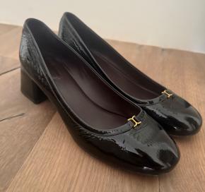 Chloe Black Patent Leather Marcie Flats 4