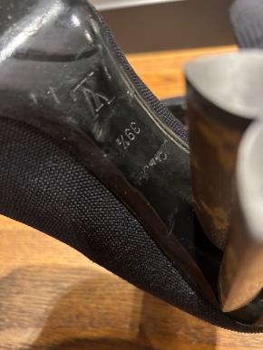 Louis Vuitton Black Heeled Ankle Boots 6