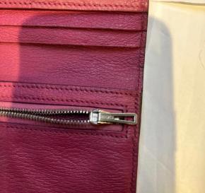 Hermes Red Lizard beam Wallet 3
