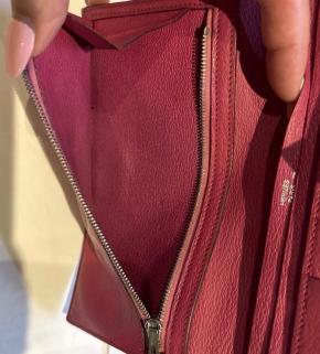 Hermes Red Lizard beam Wallet 6