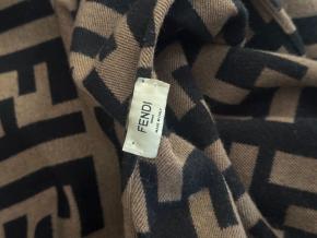 Fendi Cashmere/Wool Zucca Cape 6