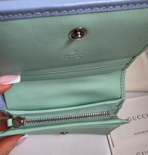 Gucci Multi Colour Striped Marmont Wallet 11