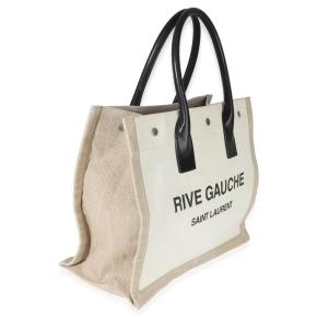 Saint LaurentLinen Rive Gauche Tote 3