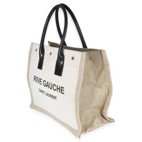 Saint LaurentLinen Rive Gauche Tote 4