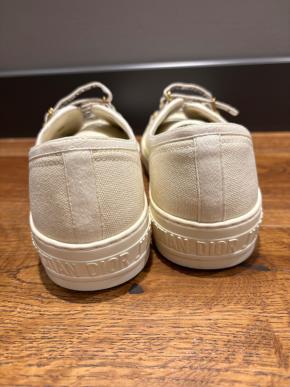 Dior White Canvas Trainers 6