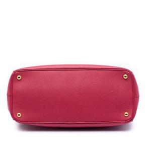 Prada Red Large Saffiano Lux Galleria Double Zip Satchel 3