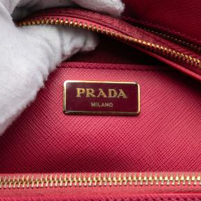 Prada Red Large Saffiano Lux Galleria Double Zip Satchel 5