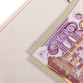 Hermes Printed Rencontre Oceane Silk Scarf 90 9