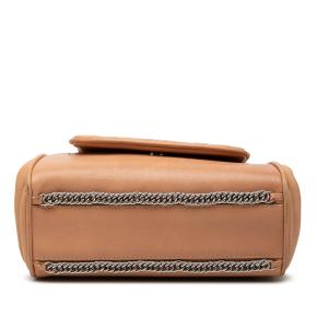 Chanel Tan Washed Lambskin Bijoux Chain Accordion Flap 3