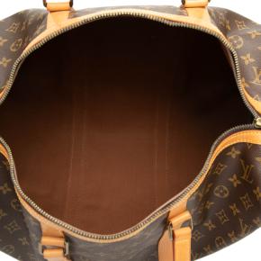 Louis Vuitton Coated Canvas Monogram Sac Souple 45 4