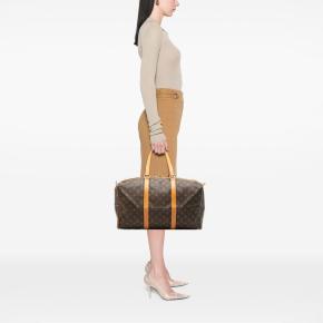 Louis Vuitton Coated Canvas Monogram Sac Souple 45 7