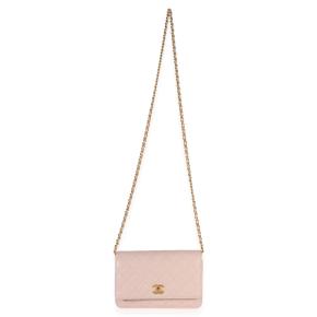 ChanelQuilted Lambskin CC Pearl Crush Wallet On Chain 5