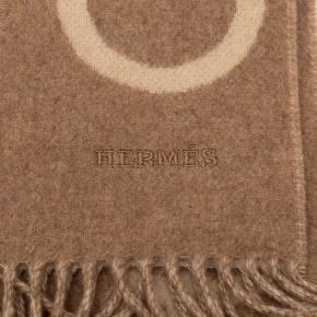 Hermes Brown Any Mors Cashmere Scarf 6