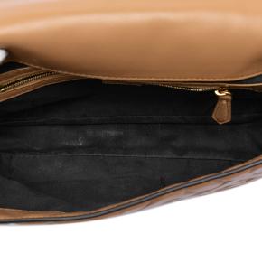 Fendi Beige Zucca Embossed Leather Baguette Satchel 4