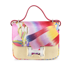 Hermès  Constance 18cm Marble Silk PHW Limited Edition 2