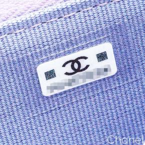 Chanel  Rainbow Lambskin Leather Strass Wallet 7