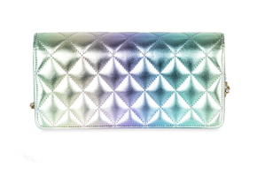 Chanel  Rainbow Lambskin Leather Strass Wallet 10