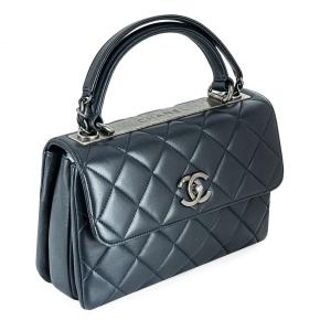 Chanel Trendy CC Small Navy Flap Bag 7