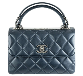 Chanel Trendy CC Small Navy Flap Bag 9
