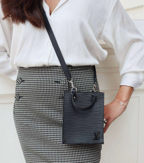 Louis Vuitton Epi Leather Petite Sac Plat Bag 6