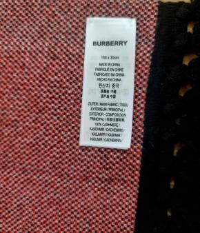 Burberry Striped Cashmere Scarf 7