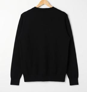 Burberry Black Rigging Intarsia Wool Sweater 4