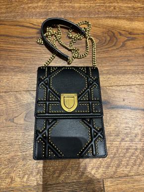 Dior Black Diorama Bag 8