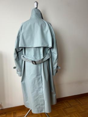 MaxMara Blue Canasta Cotton Trench Coat 6