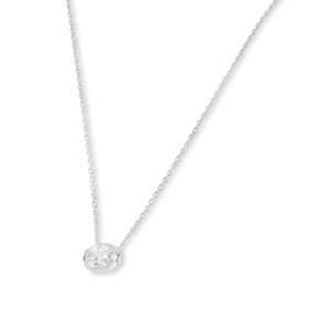Bespoke Oval 3ct Diamond Pendant VS1 2