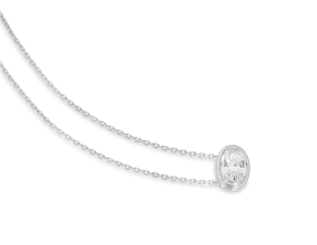 Bespoke Oval 3ct Diamond Pendant VS1 6