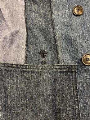 Dior Denim Patchwork Blazer 6