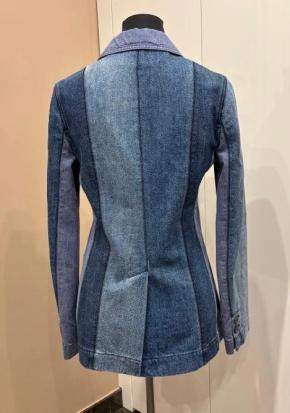 Dior Denim Patchwork Blazer 8