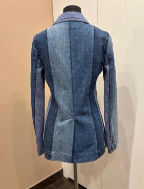 Dior Denim Patchwork Blazer 2