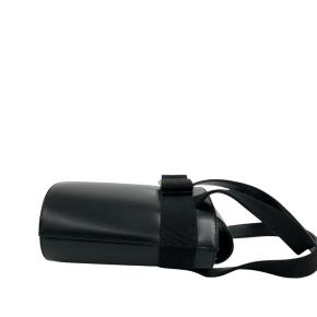 Ferragamo Black Leather Vara Bow Top Handle Bucket Bag 9