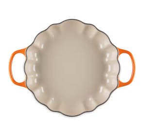 Le Creuset Cast Iron Pumpkin Shallow Casserole Dish (28cm) 2
