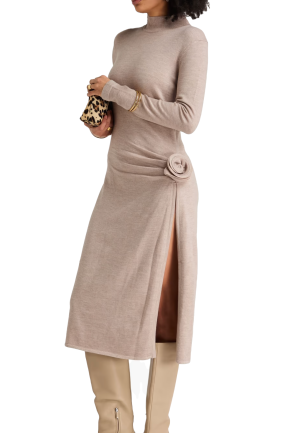 Magda Butrym Floral-appliquéd Midi Dress 2