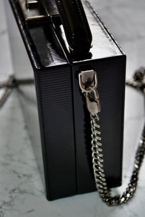 Saint Laurent Black Leather Top Handle Bag 3