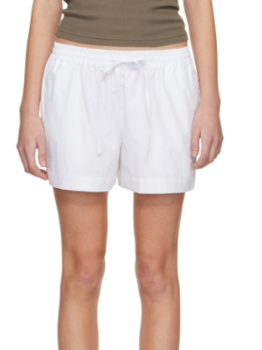 Matteau White Relaxed Shorts 2