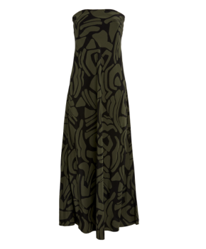 Matteau Strapless Printed Silk Crepe De Chine Maxi Dress 2
