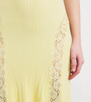 Self-Portrait Lace-Trim Off-The-Shoulder Midi Dress 5