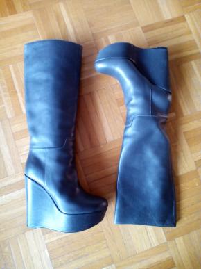 Dolce & Gabbana Tall Wedge Boots 6