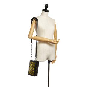 Monogram Canvas Yellow Flocked Limited Edition Vertical Soft Trunk Bag 9